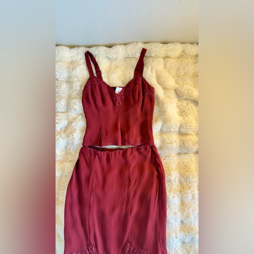 Reformation Sarita Two Piece - Chianti - Picture 14 of 16